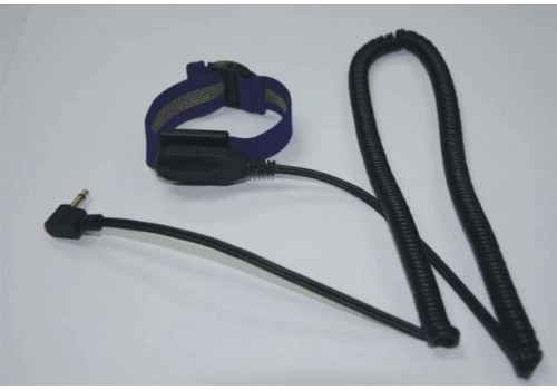 Single Loop Black ESD Wrist Strap
